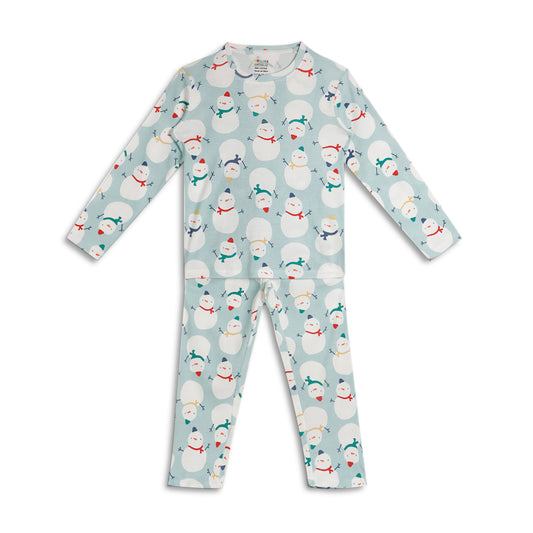 Kids Christmas Special Tshirt Pyjama Set Cotton