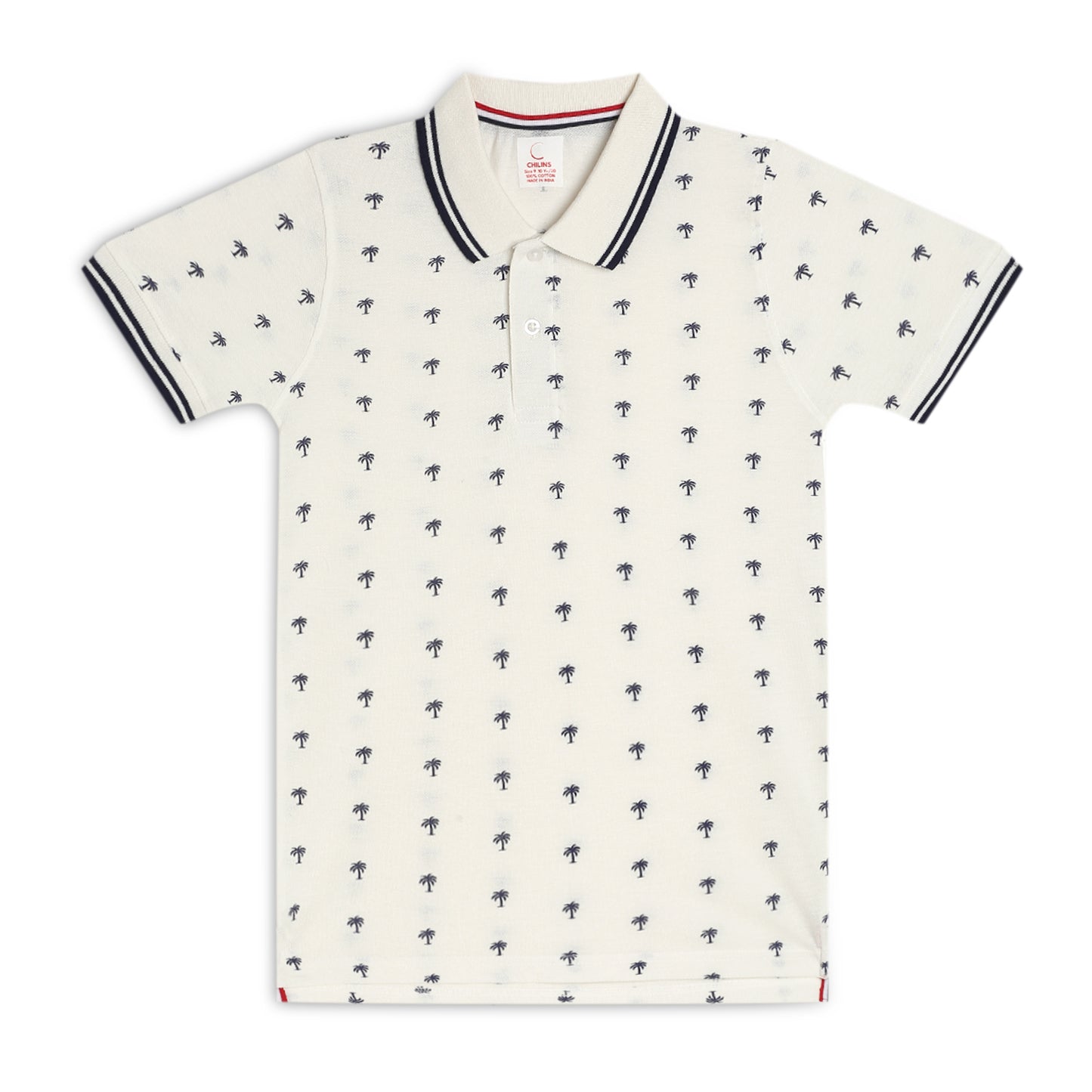 Chilins Kids Polo Tshirt, Color - White