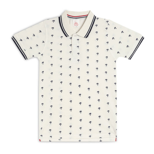 Chilins Kids Polo Tshirt, Color - White