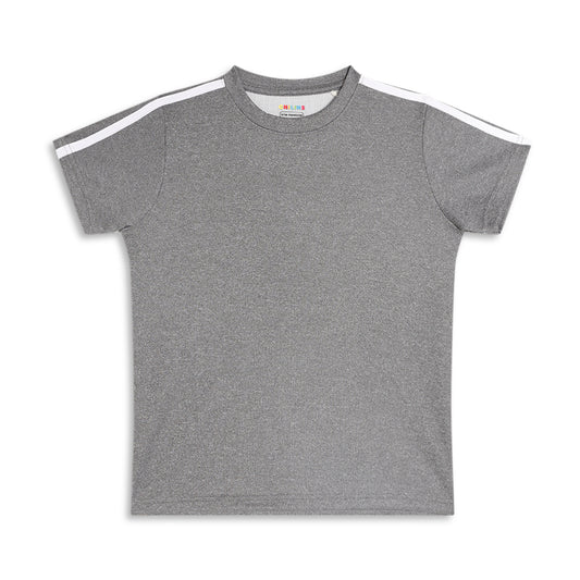 Kids Sports Wear Dryfit Active Wear Tshirt Grey