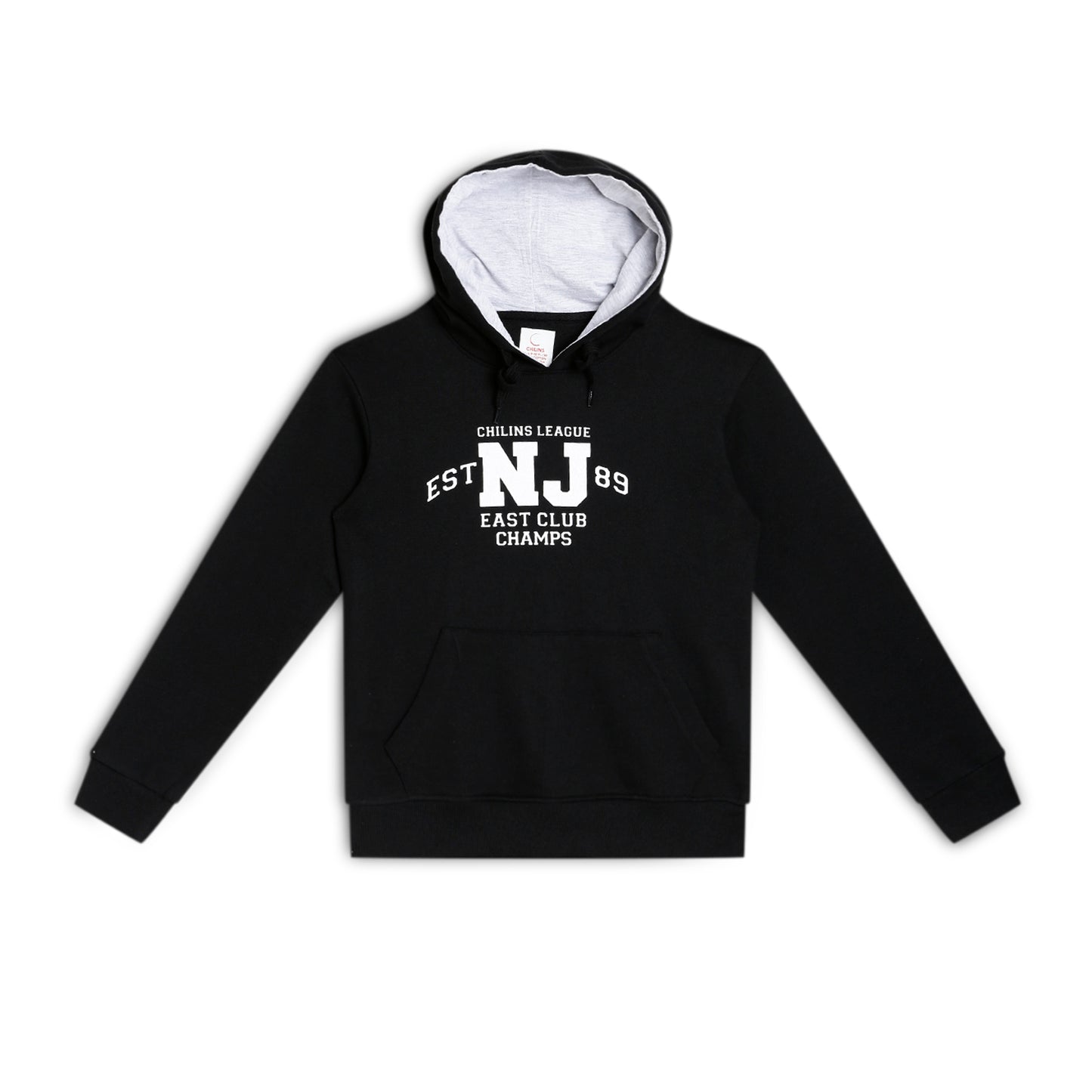 Boys Hooded & Round Neck Full Sleeves Sweatshirt – Black | CHILINS League Printed Sweatshirt