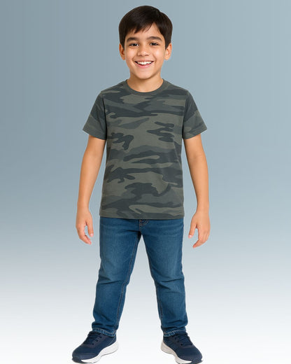 Kids Boy's Girls  Regular Fit T-Shirt