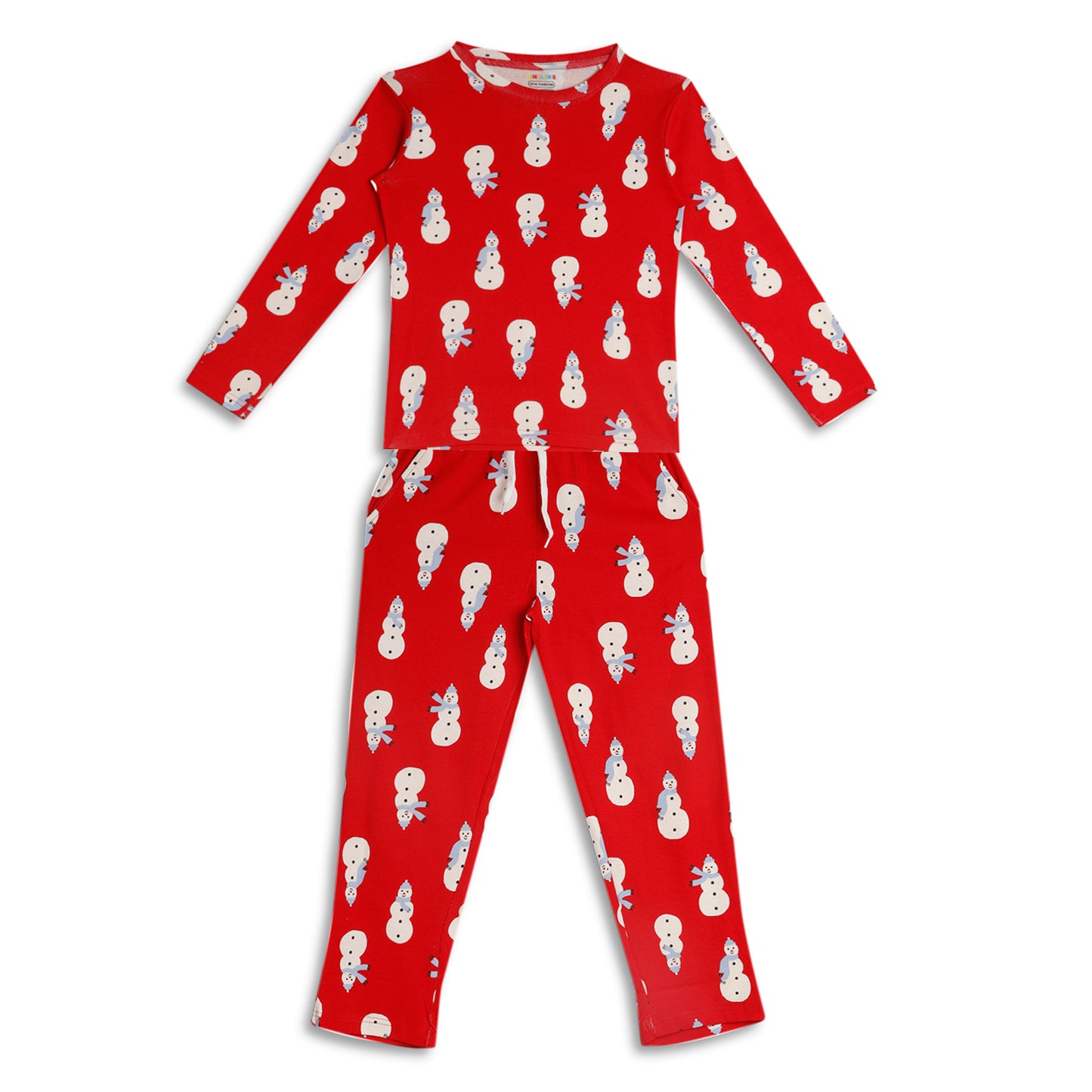 Kids Christmas Special Tshirt Pyjama Set Cotton