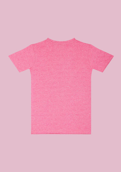 CHILINS Kids’ Pink Dry‑Fit Sports T‑Shirt – Activewear for School & Outdoor Sports