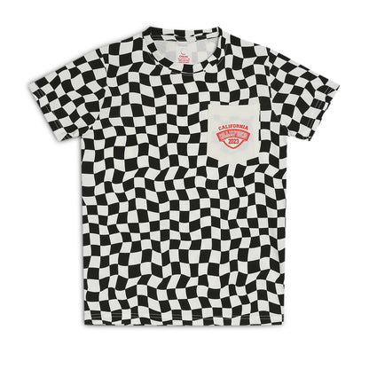 Kids Boy's Girls Regular Round Neck Cotton Fit T-Shirt White Black