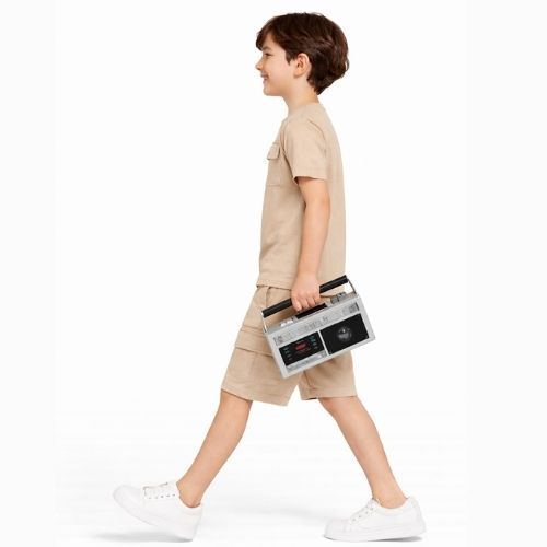 CHILINS Boys Oversize Relax Fit T-Shirt & Shorts Set – Casual Comfort Wear