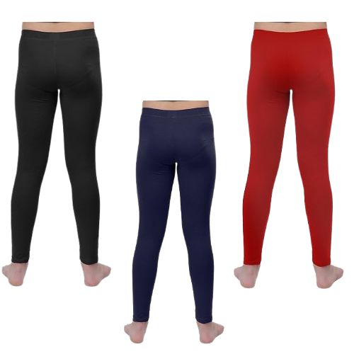 Lycra Cotton Legging for Girls Black,Blue,Red