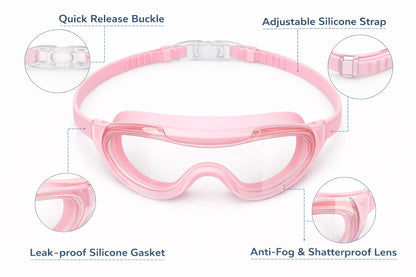 Swimming Goggles for Kids Boys Girls