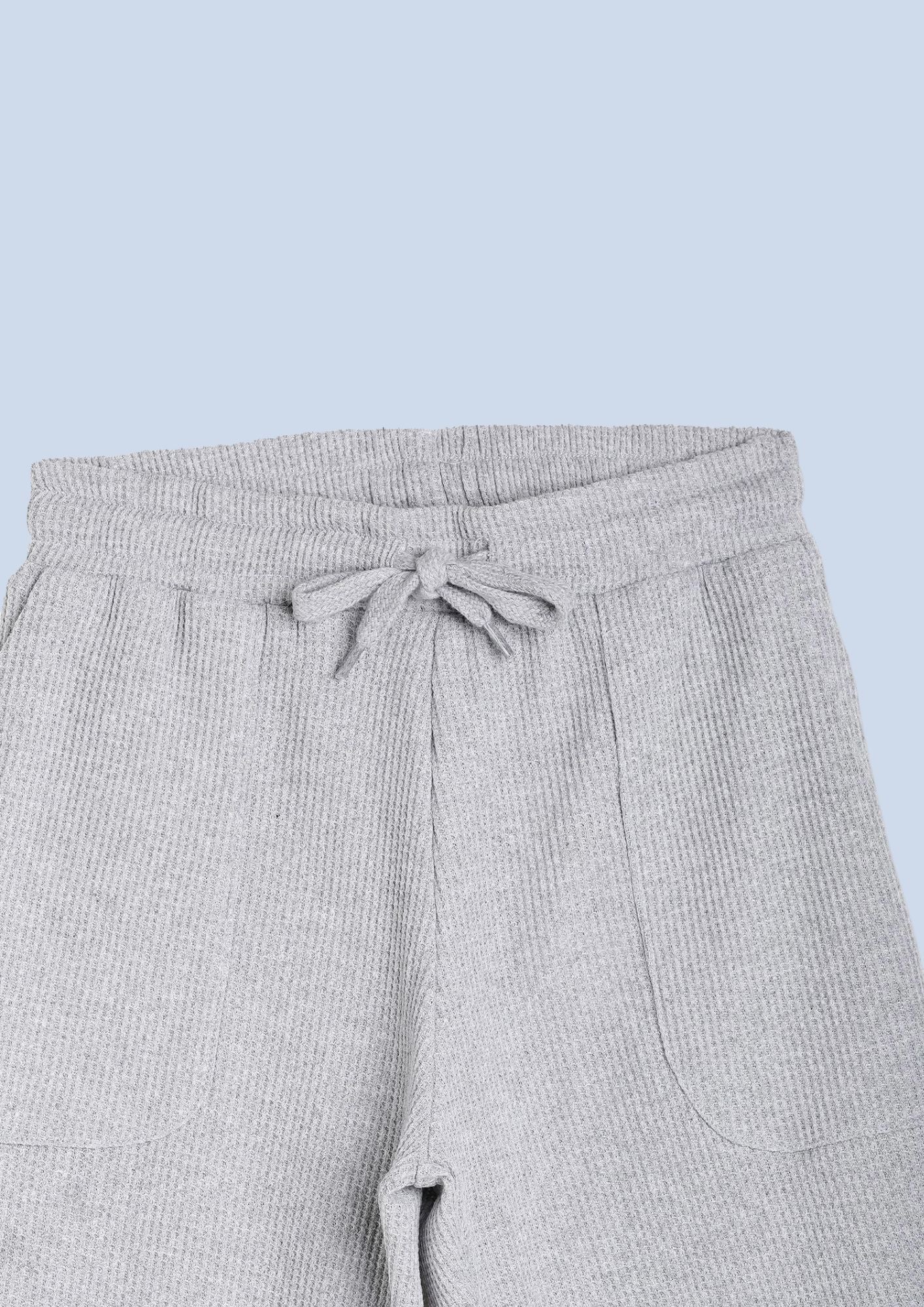 CHILINS Kids’ Light Gray Cotton Shorts – 100% Pure Cotton Casual Wear