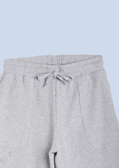 CHILINS Kids’ Light Gray Cotton Shorts – 100% Pure Cotton Casual Wear