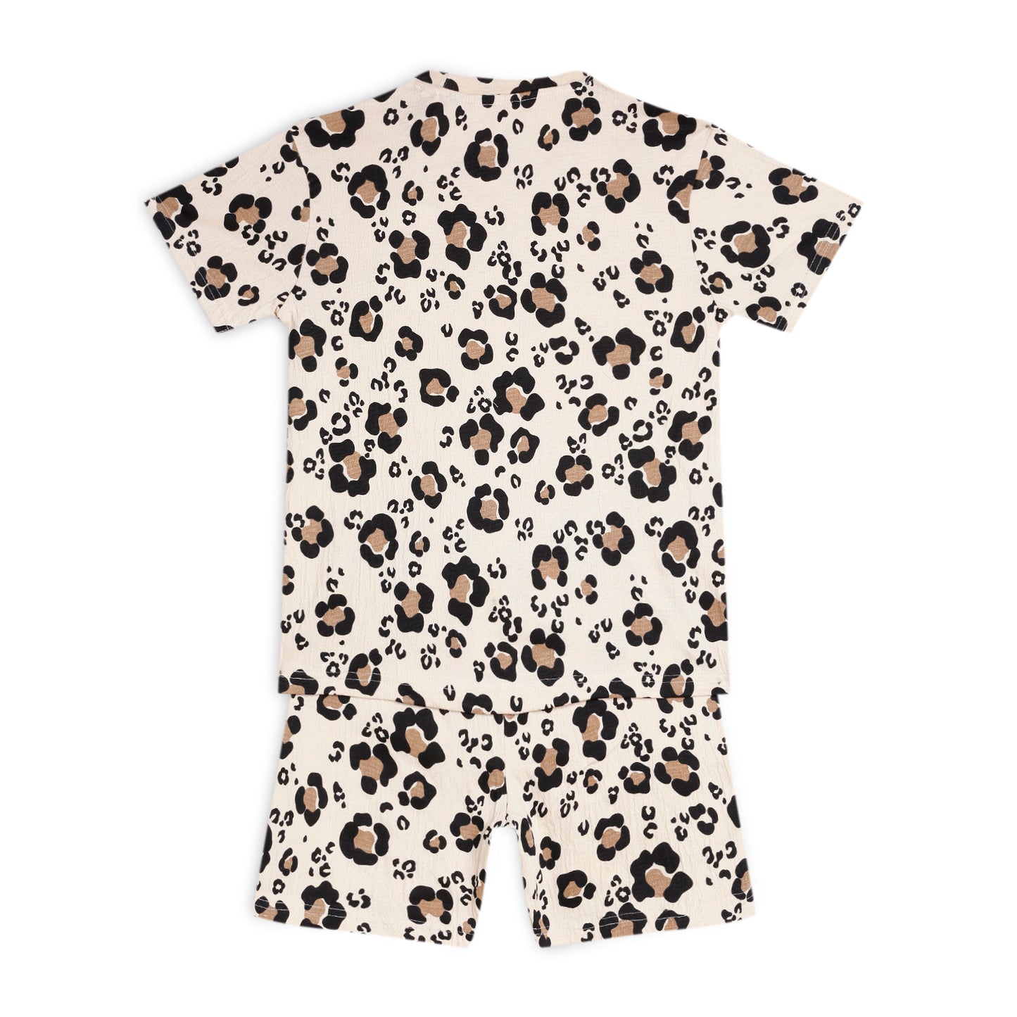 Pure Cotton Premium Printed Tshirt and Short Set Animal Print for girls