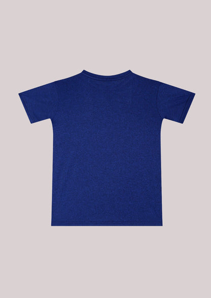 CHILINS Kids’ Blue Dry‑Fit Sports T‑Shirt – Activewear for School & Outdoor Sports