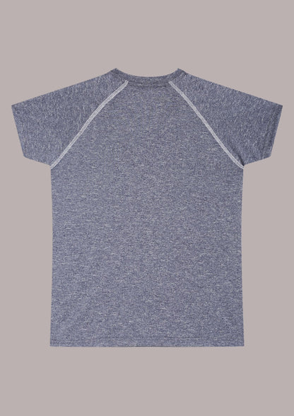 CHILINS Kids’ Dark Gray Dry‑Fit Sports T‑Shirt – Activewear for School & Outdoor Sports