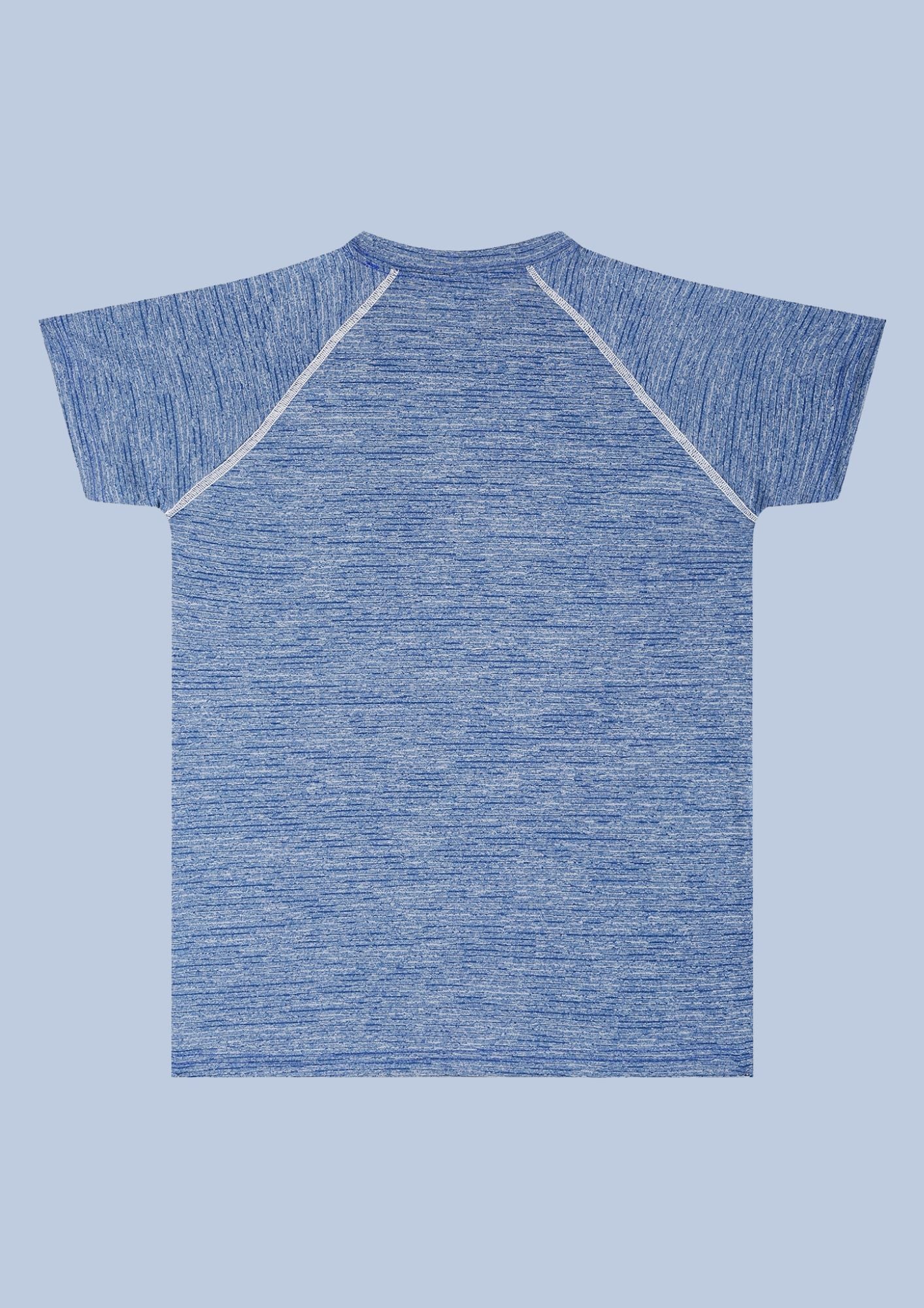 CHILINS Kids’ Blue Dry‑Fit Sports T‑Shirt – Lightweight Activewear for School & Outdoor Sports