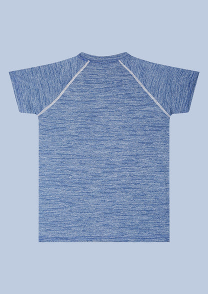 CHILINS Kids’ Blue Dry‑Fit Sports T‑Shirt – Lightweight Activewear for School & Outdoor Sports