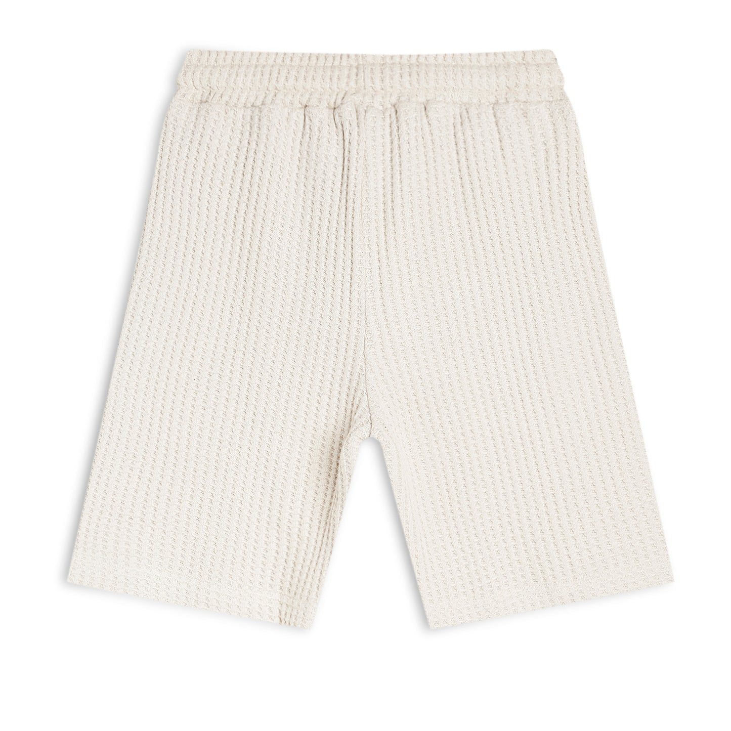 Boy's Cotton Bermuda Shorts with Trending Pocket Design – Off White