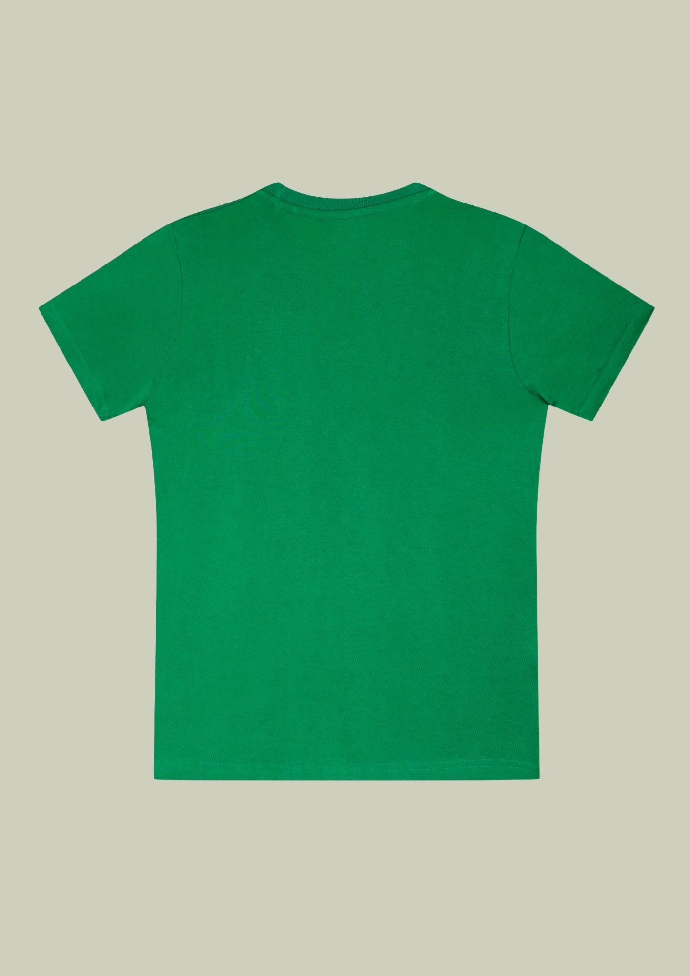 CHILINS Kids’ Green Cotton T‑Shirt – Soft Crew‑Neck Everyday Wear