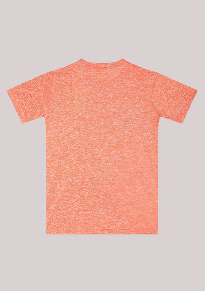 CHILINS Kids’ Orange Dry‑Fit Sports T‑Shirt – Activewear for School & Outdoor Sports