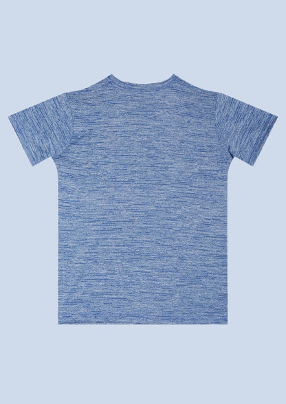 CHILINS Kids’ Blue Dry‑Fit Sports T‑Shirt – Lightweight Activewear for School & Outdoor Sports