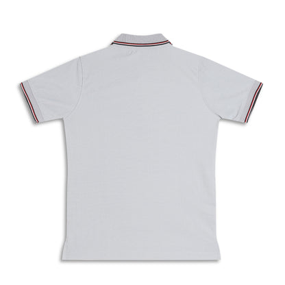 Boys Polo Solid Tshirt Polyester Grey