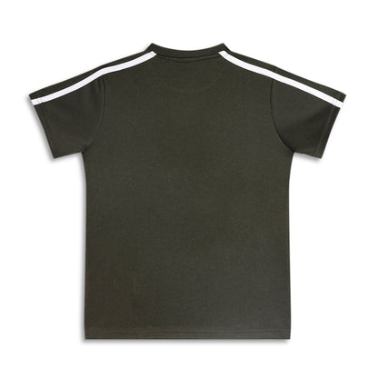 Kids Sports Wear Dryfit Active Wear Tshirt Grey