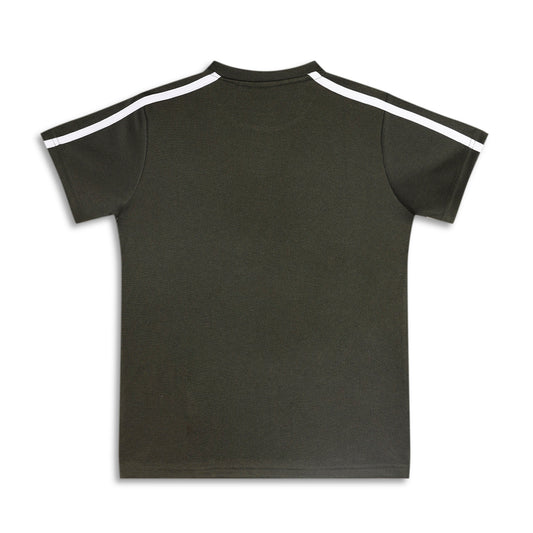 Kids Sports Wear Dryfit Active Wear Tshirt Grey