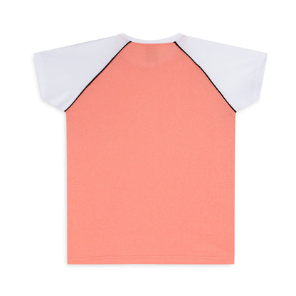 Chilins Kids Sportswear Tshirt, Color - Pink Ranglen