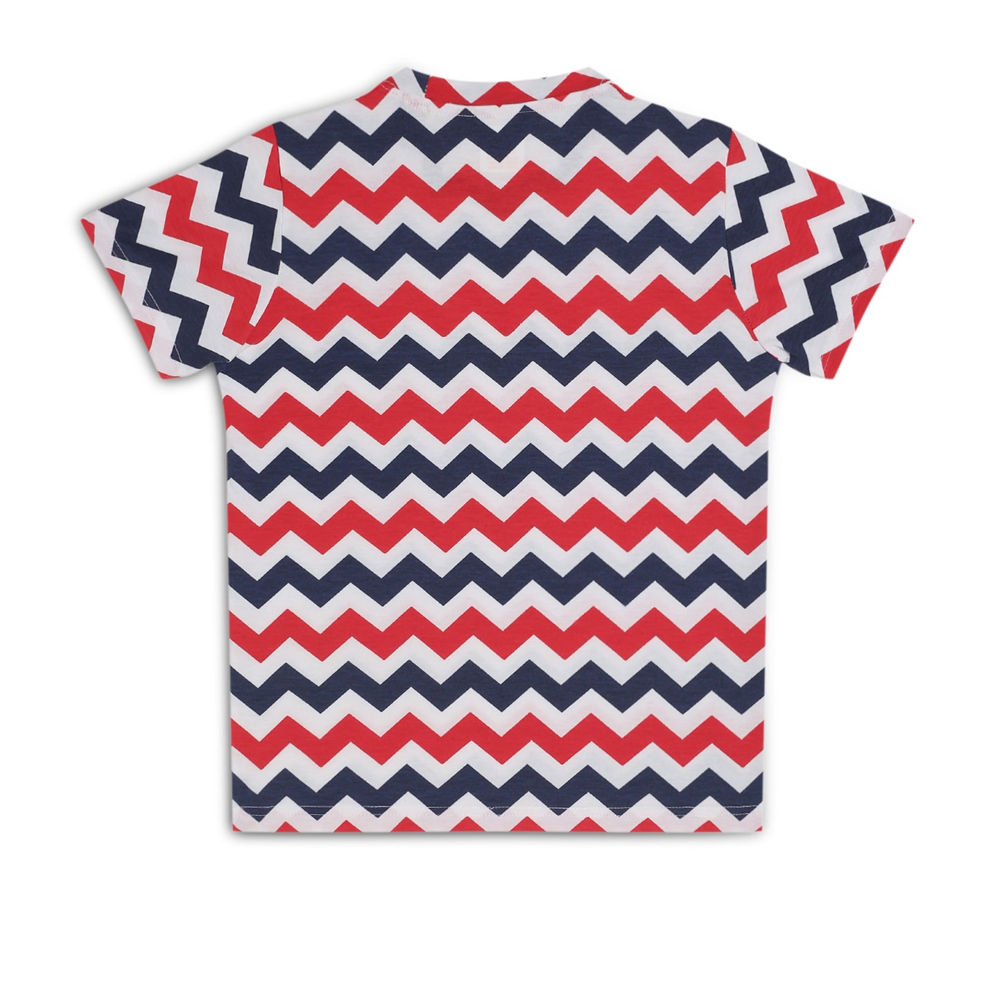 Kids Girls Regular Round Neck Cotton Fit T-Shirt Striped