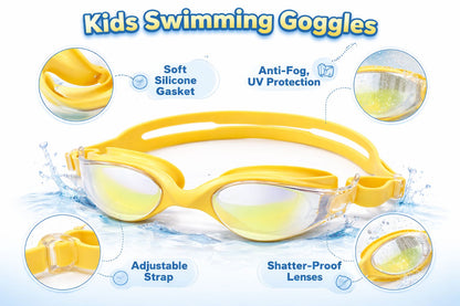 Swimming Goggles for Kids Boys Girls