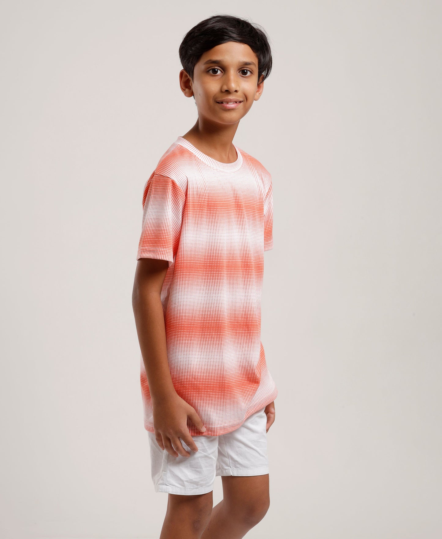Boys' Orange Active Dry-Fit Sports T-Shirt