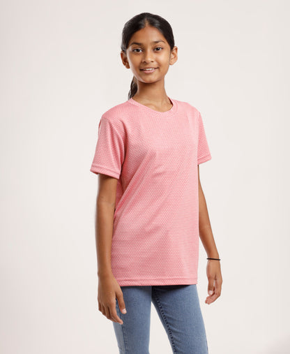 Pink Active Dry-Fit Sports T-Shirt