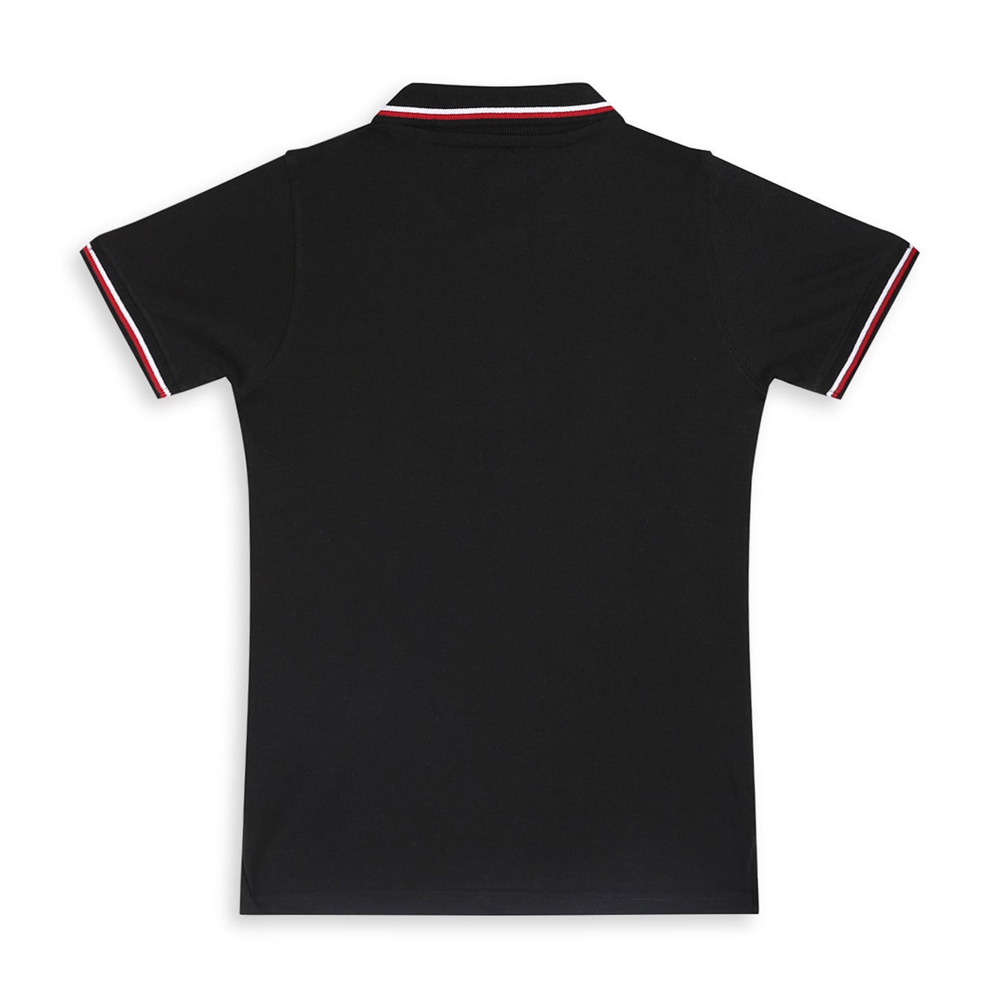 Chilins Kids Solid Polo Tshirt, Color - Black
