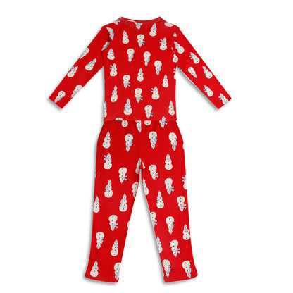 Kids Christmas Special Tshirt Pyjama Set Cotton