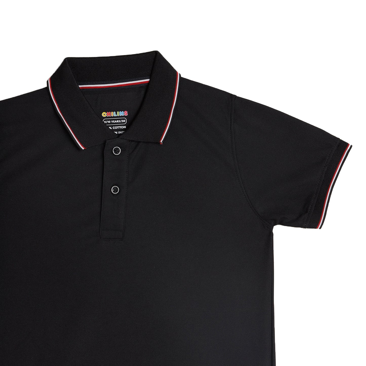 Boys Polo Solid Tshirt Polyester