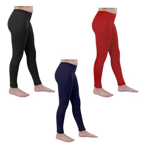 Lycra Cotton Legging for Girls Black,Blue,Red