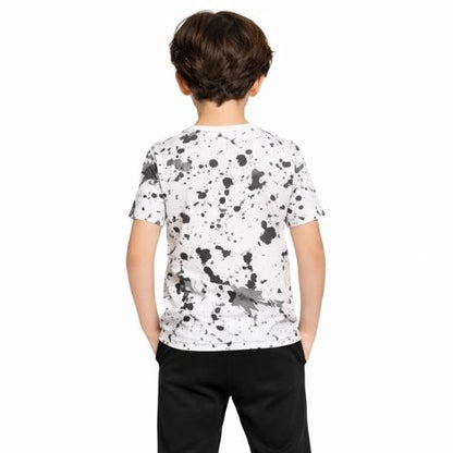 CHILINS Boys Printed Cotton T-Shirt – Casual Graphic Tee for Kids