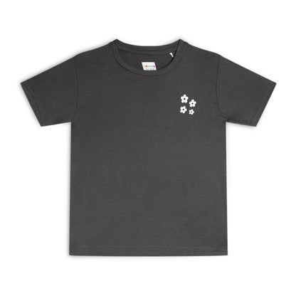 Sleepwear Set | Tshirt Pyjama Pant Set | Nightsuit Set | Girls Cotton Fabric Grey Flower