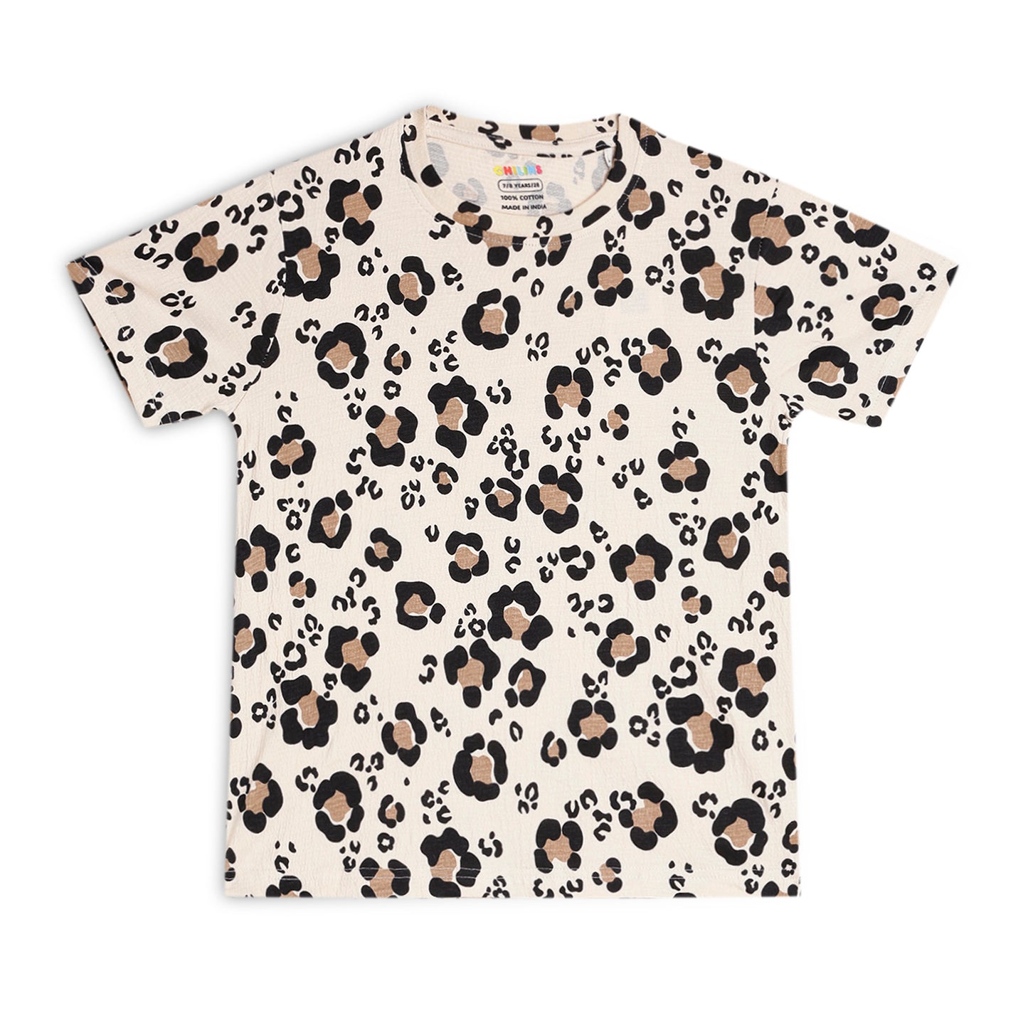 Pure Cotton Premium Printed Tshirt and Short Set Animal Print for girls