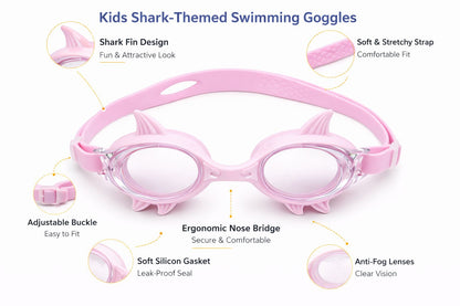 Swimming Goggles for Kids Boys Girls