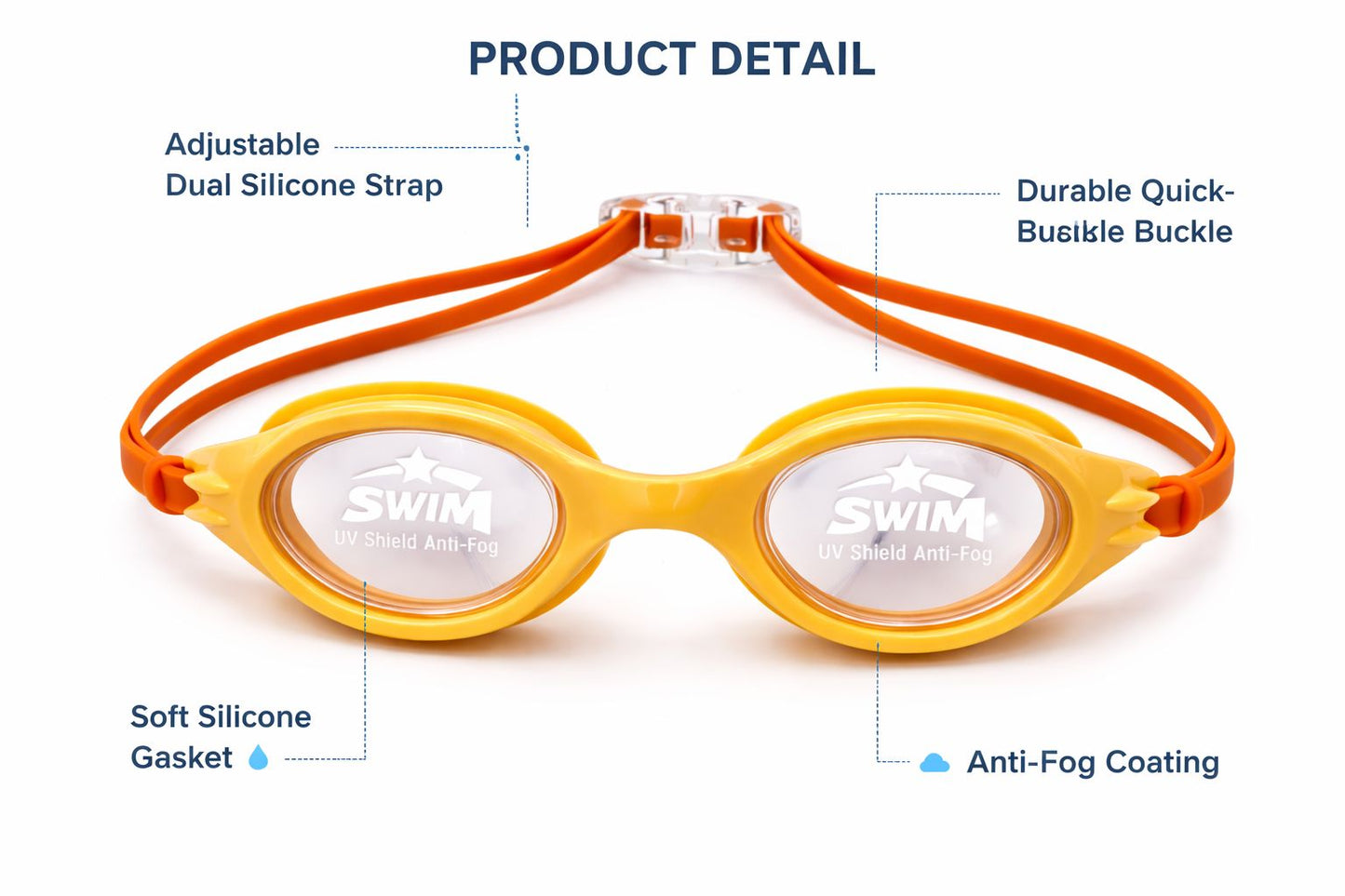 Swimming Goggles for Kids Boys Girls