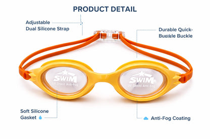 Swimming Goggles for Kids Boys Girls