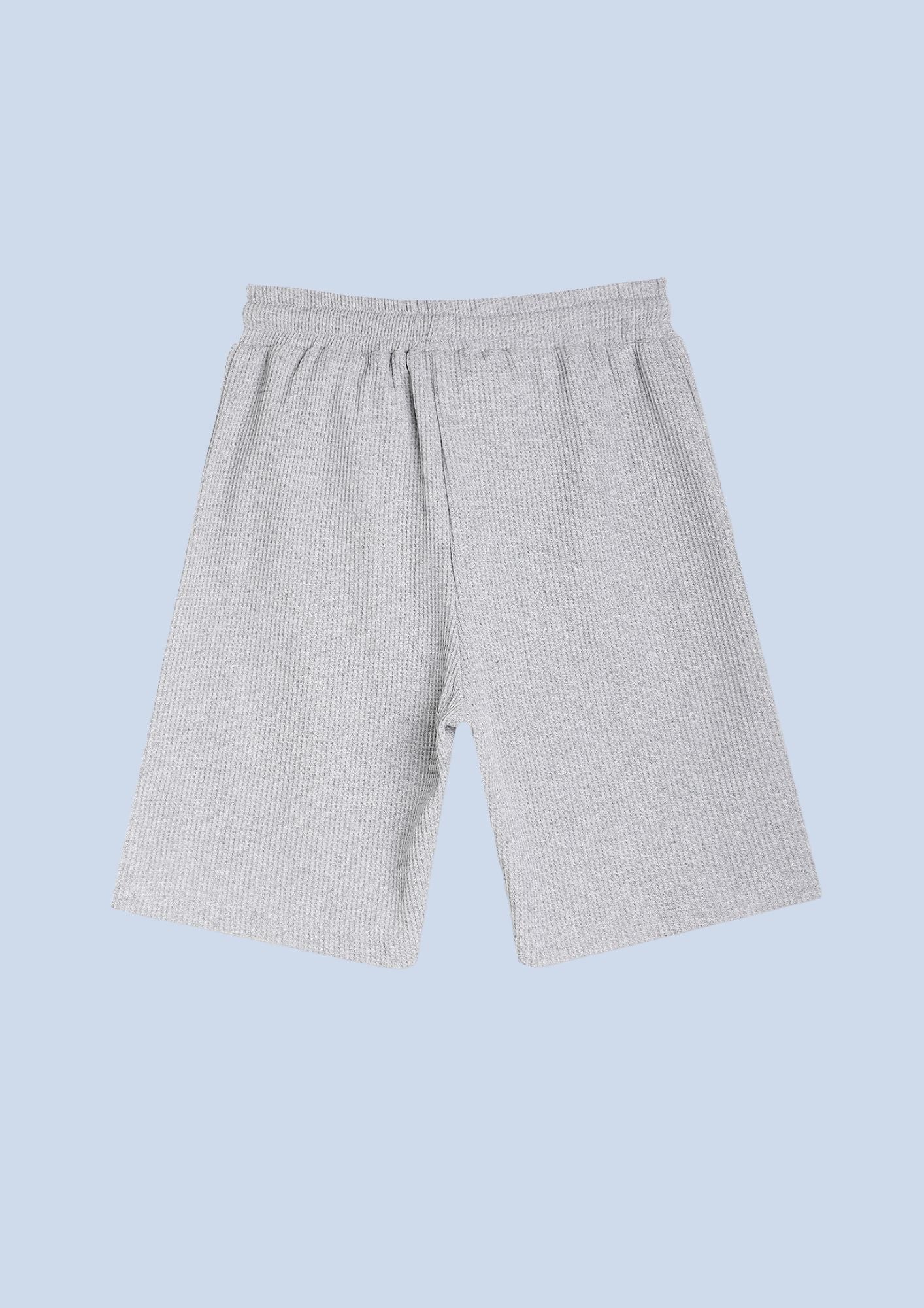 CHILINS Kids’ Light Gray Cotton Shorts – 100% Pure Cotton Casual Wear