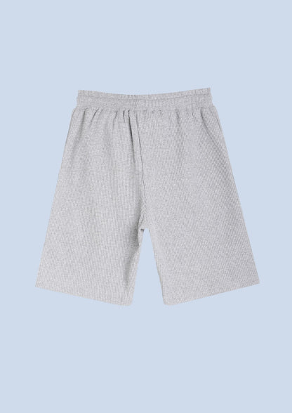 CHILINS Kids’ Light Gray Cotton Shorts – 100% Pure Cotton Casual Wear