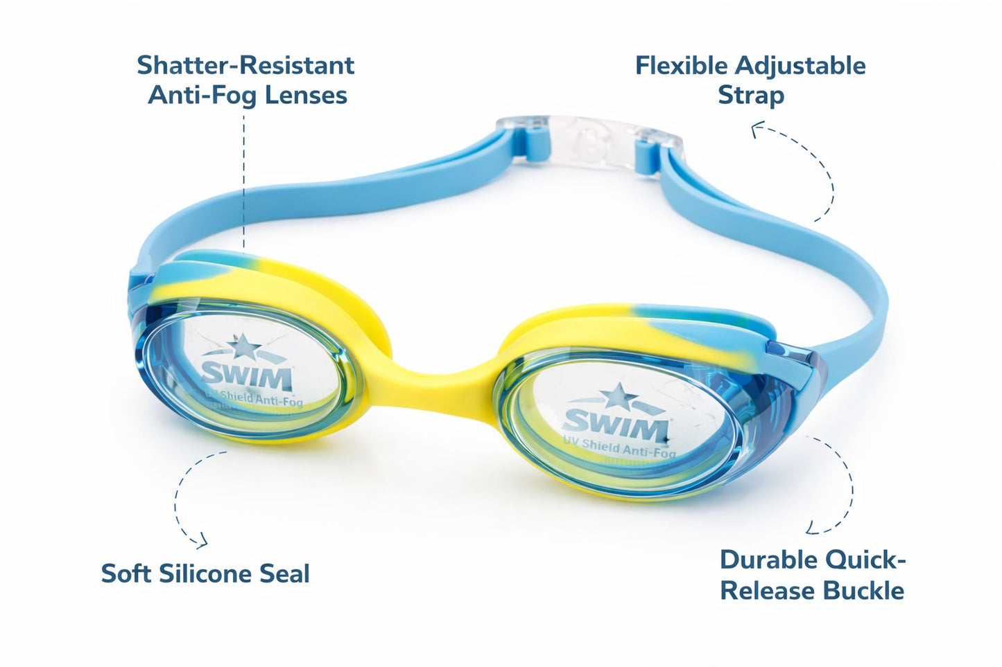 Swimming Goggles for Kids Boys Girls