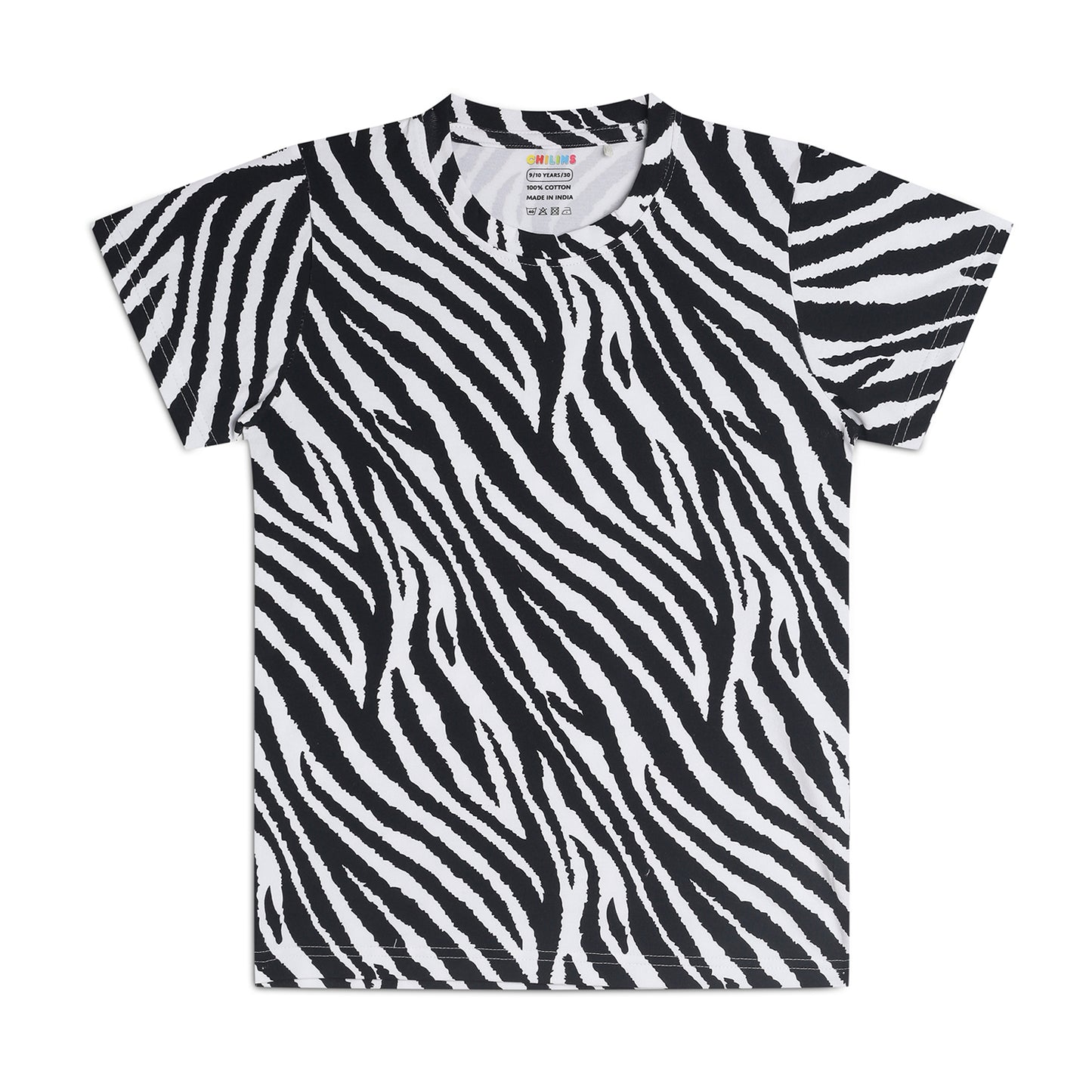 Sleepwear Set | Tshirt Pyjama Pant Set | Nightsuit Set | Boys & Girls Cotton Fabric Black