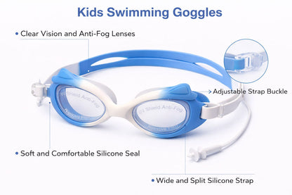 Swimming Goggles for Kids Boys Girls