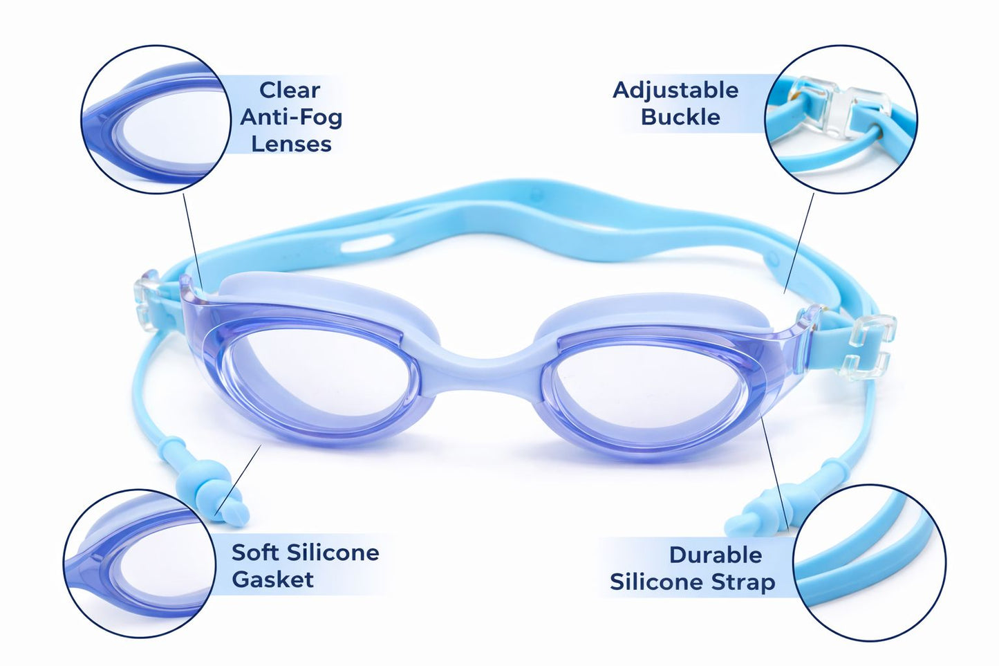 Swimming Goggles for Kids Boys Girls
