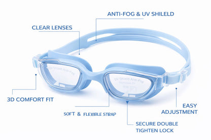 Swimming Goggles for Kids Boys Girls
