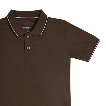 Boys Polo Solid Tshirt Polyester
