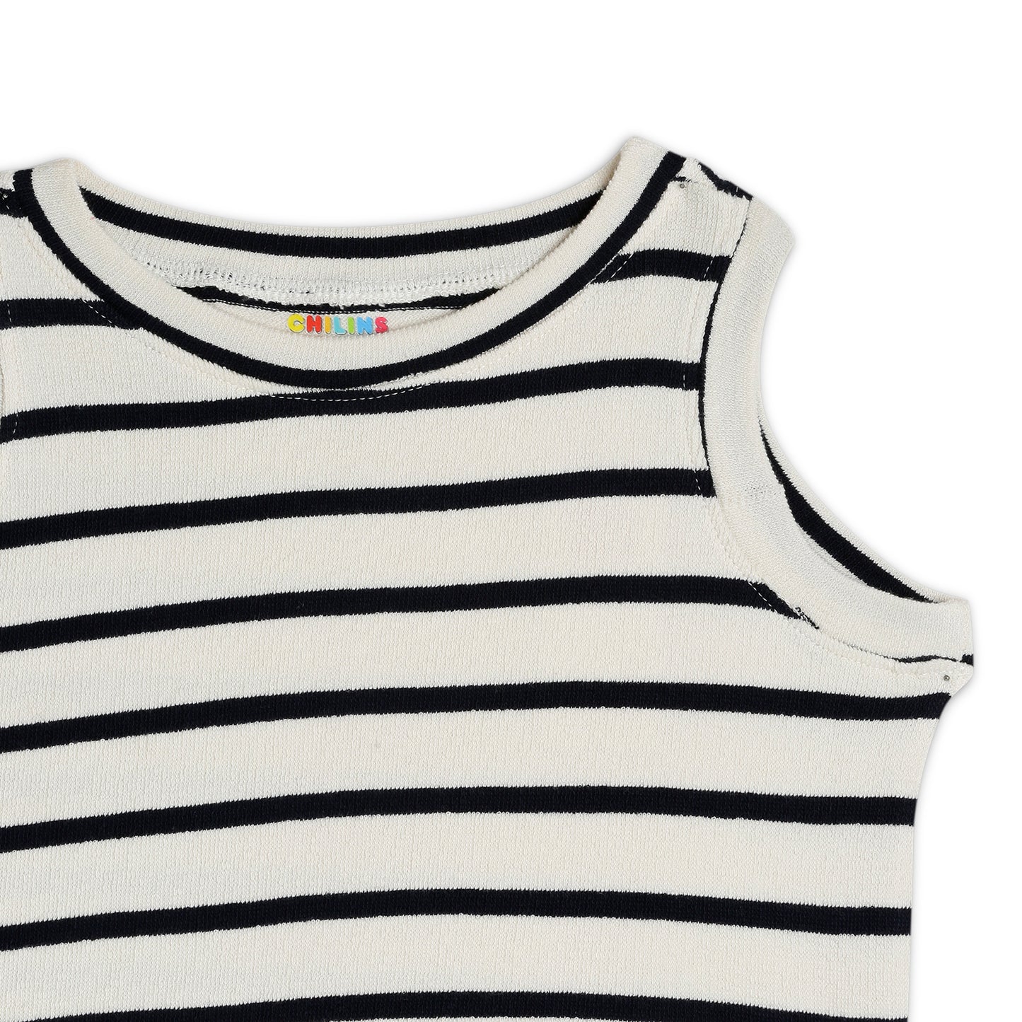 Girl's Solid Crew Neck Ribbed/Knitted Sleeveless Stretchable Slim Fit Crop Tank Top